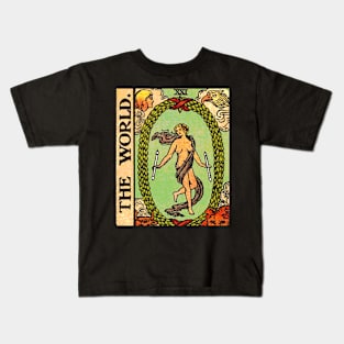 The World Tarot Card Kids T-Shirt